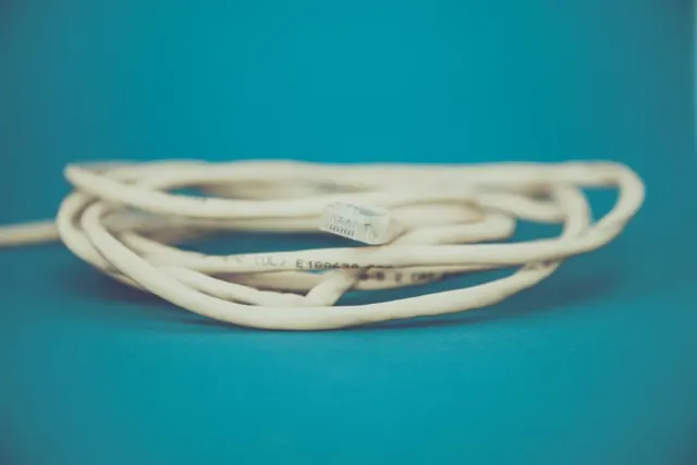 Coiled network cable